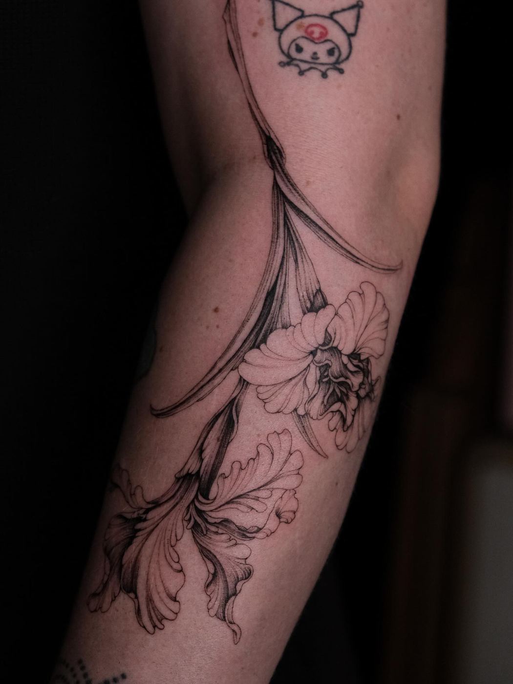 NASH 刺青作品：鳶尾（Iris）
