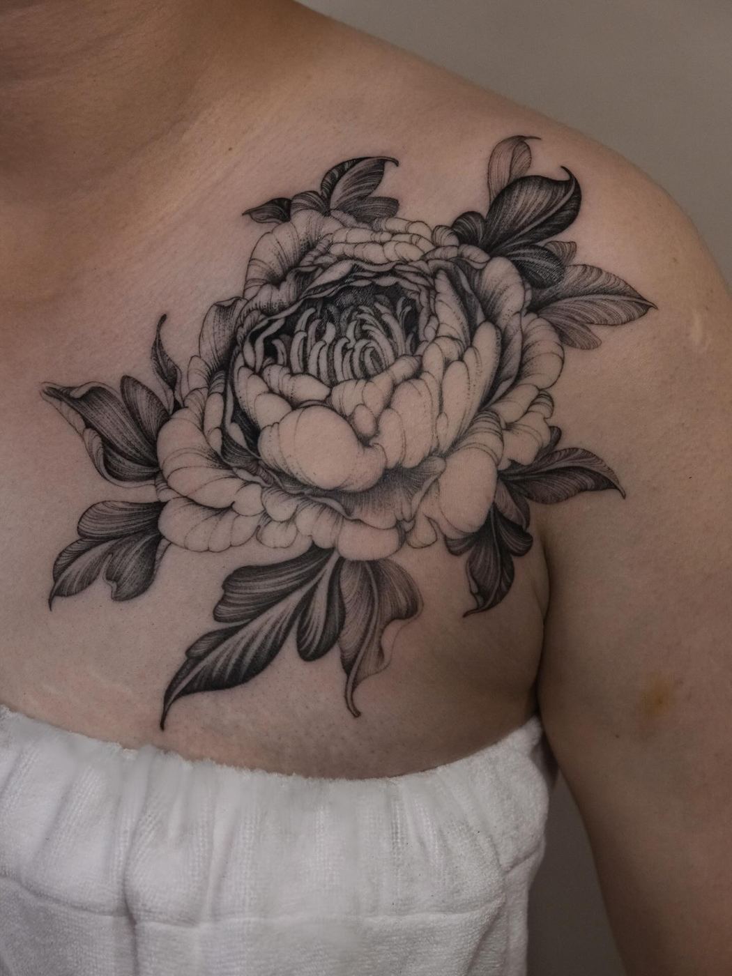 NASH 刺青作品：牡丹（Peony）